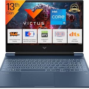 HP Smartchoice Victus, 13th Gen Intel Core i5-13420H, 4GB RTX 3050, 16GB DDR4(Upgradeable) 512GB SSD, 144Hz, IPS, 300nits, FHD, 15.6’’/39.6cm, Win11, Office24, Blue, 2.29kg, fa2190TX Gaming Laptop